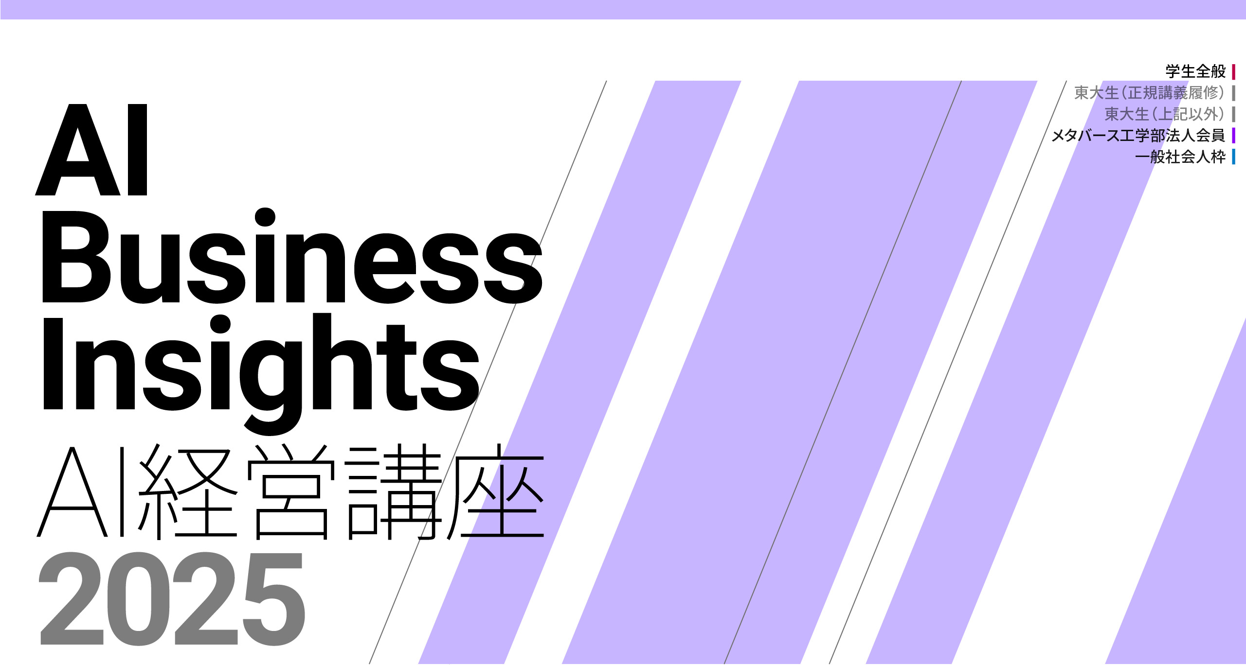 AI経営講座、AI Business Insights 2025