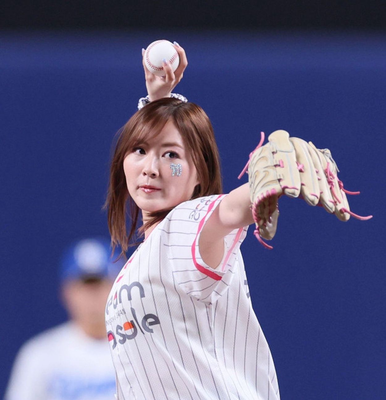 SKE48、松井珠理奈、始球式